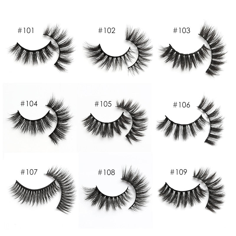 YSDO Eyelashes Wholesale 10/20/50/100 PCS 3d Mink Eyelashes Natural Mink Lashes Wholesale False Eyelashes Makeup Lashes In Bulk