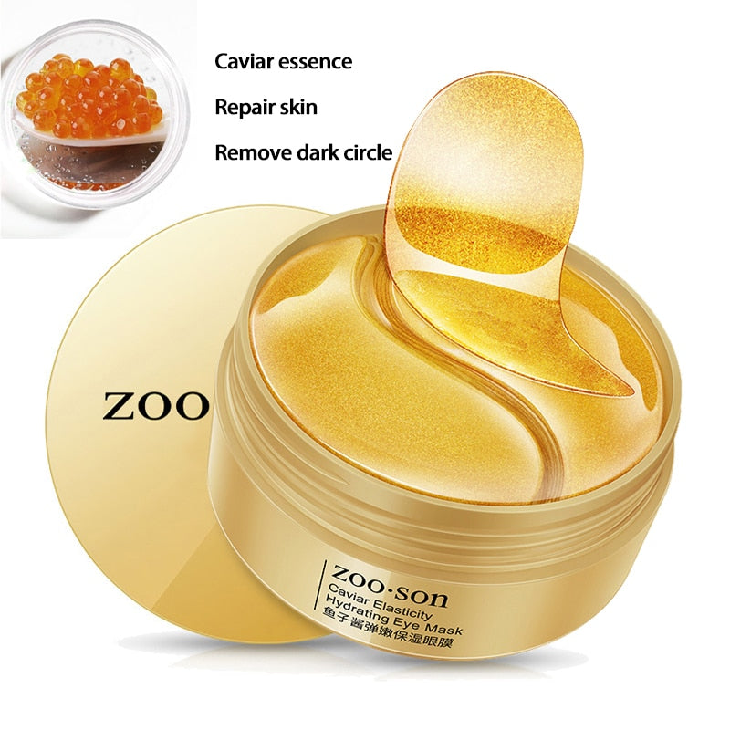 Skincare Products 24K Gold Hyaluronic Acid Eye Mask Remove Dark Eye Circles Collagen Eye Patches Korean Face Care Product