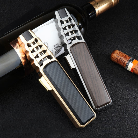 VIP Outdoor Pen Spray Gun Jet Torch Lighter Turbo Gas Kitchen BBQ Metal Windproof Butane Cigar Pipe Lighter Gadgets For Men